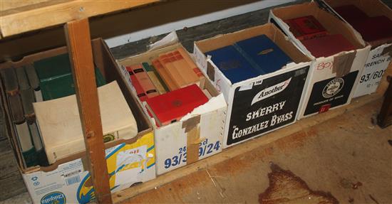 5 boxes of mixed books